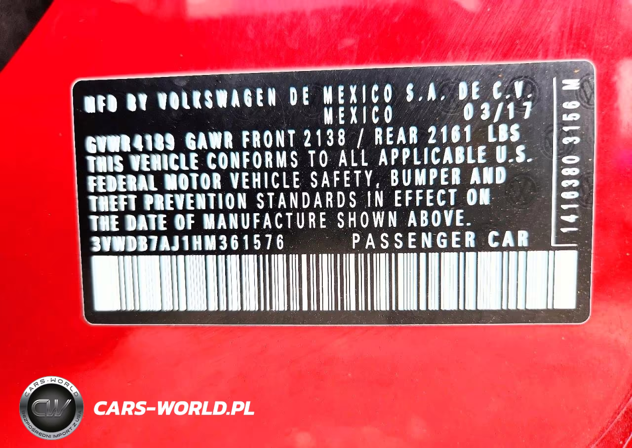 2017 Volkswagen Jetta Se VIN:3VWDB7AJ1HM361576 - 12