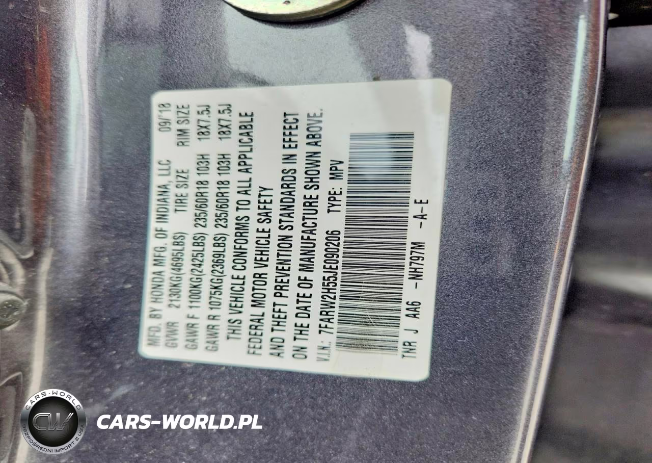 2018 Honda Cr-V Ex VIN:7FARW2H55JE090206 - 13