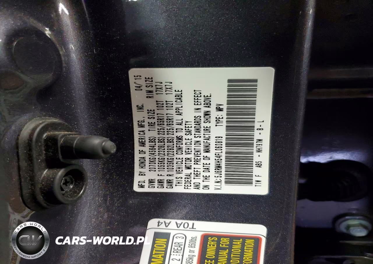 2015 Honda Cr-V Ex VIN:5J6RM4H54FL060819 - 13