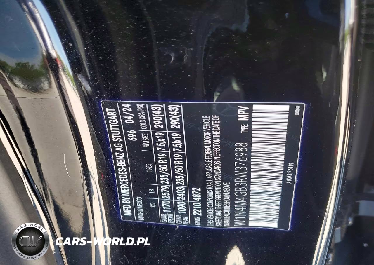 2024 Mercedes-Benz Glb 250 VIN:W1N4M4GB3RW376988 - 13