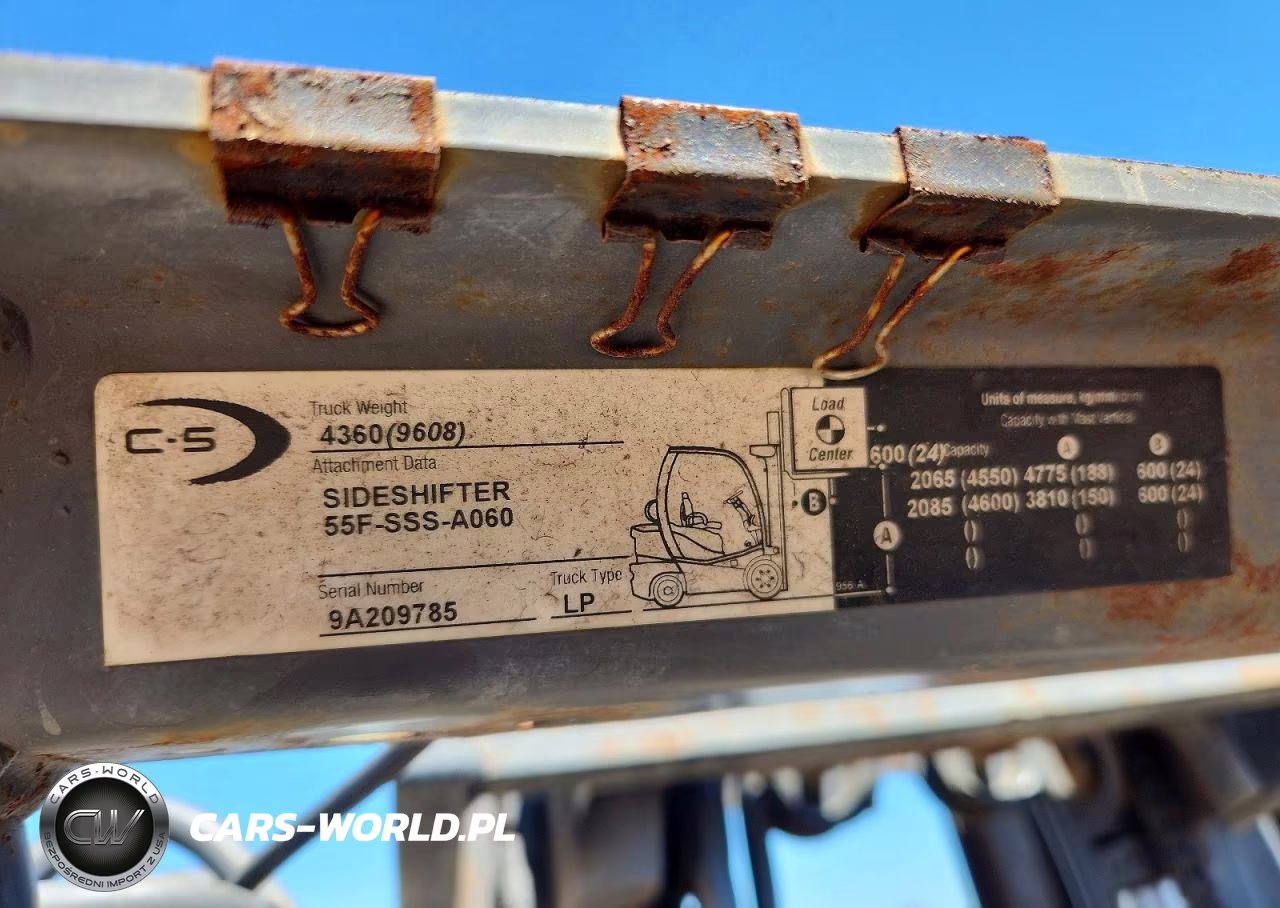 2011 Crow Forklift VIN:9A209785 - 10