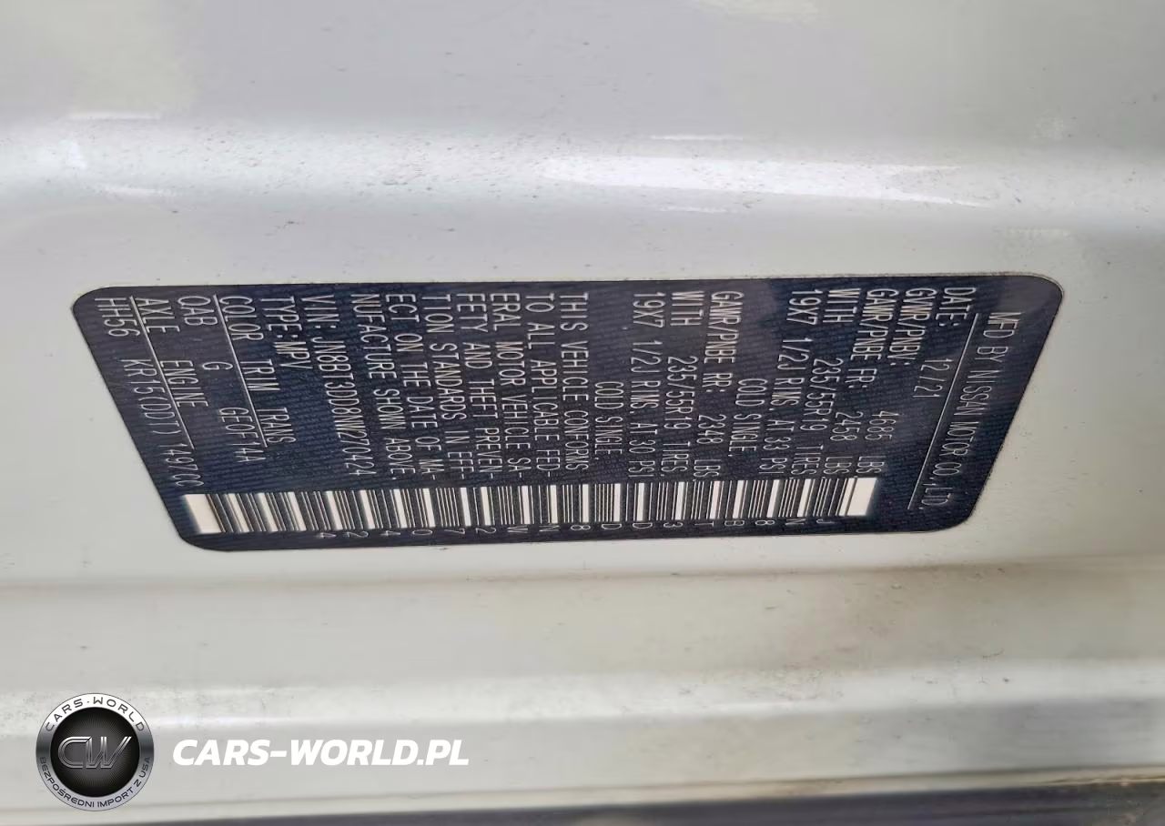 2022 Nissan Rogue Platinum VIN:JN8BT3DD8NW270424 - 13