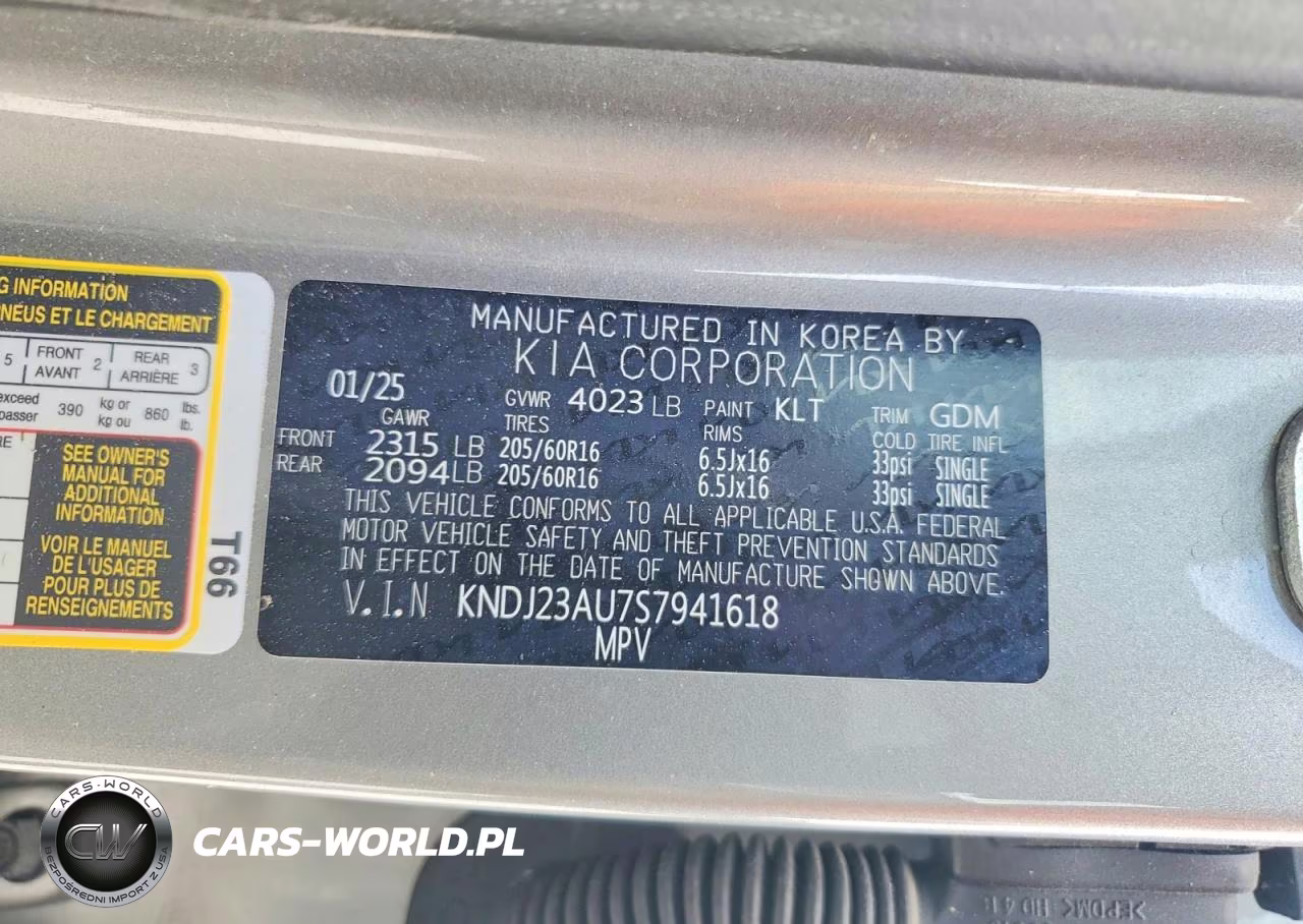 2025 Kia Soul Lx VIN:KNDJ23AU7S7941618 - 13