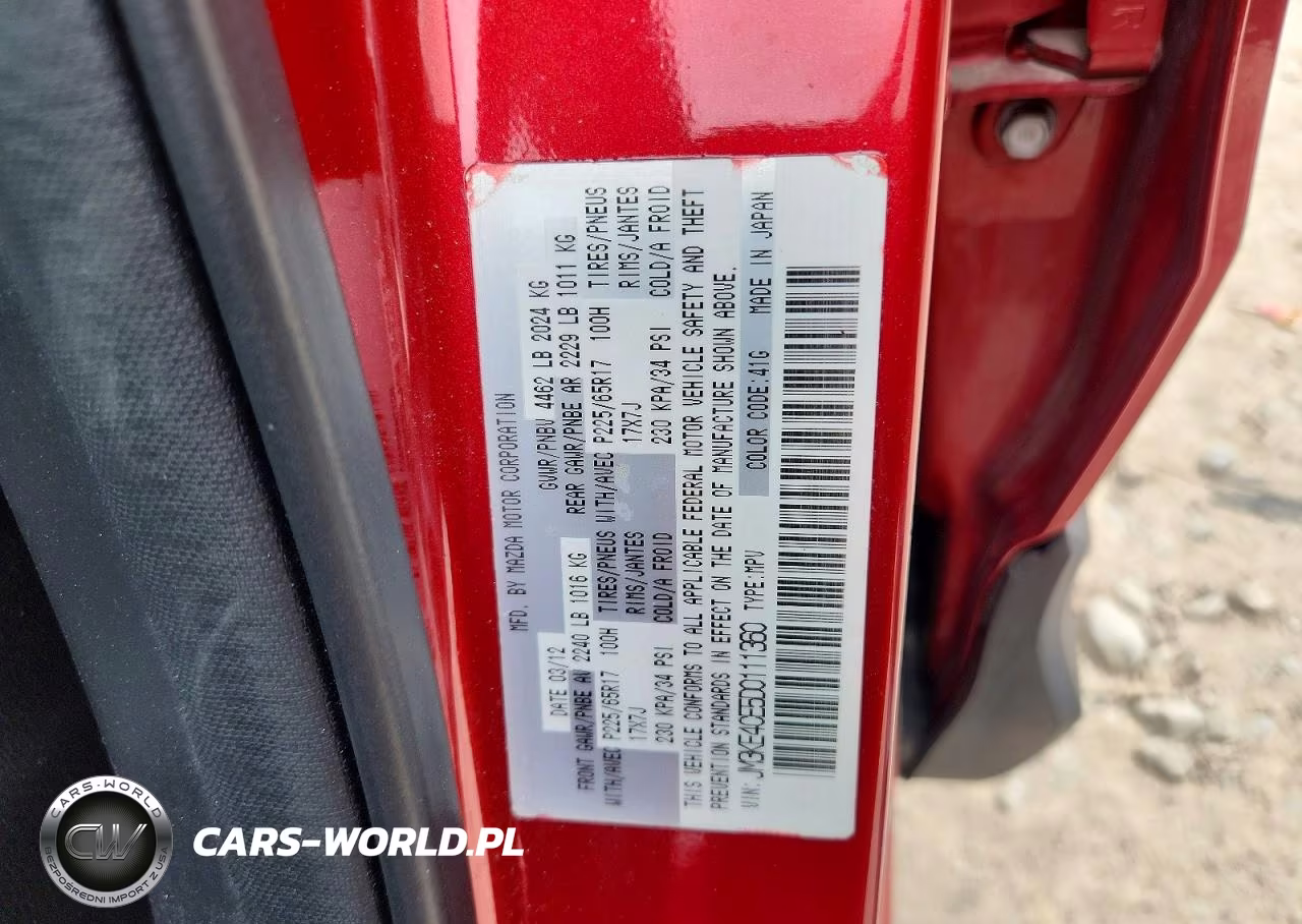 2013 Mazda Cx-5 Touring VIN:JM3KE4CE5D0111360 - 12