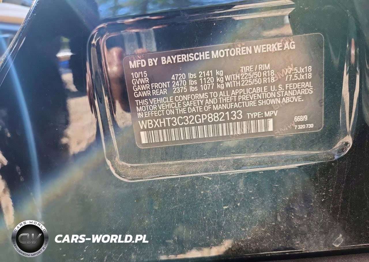 2016 BMW X1 xDrive28I VIN:WBXHT3C32GP882133 - 13