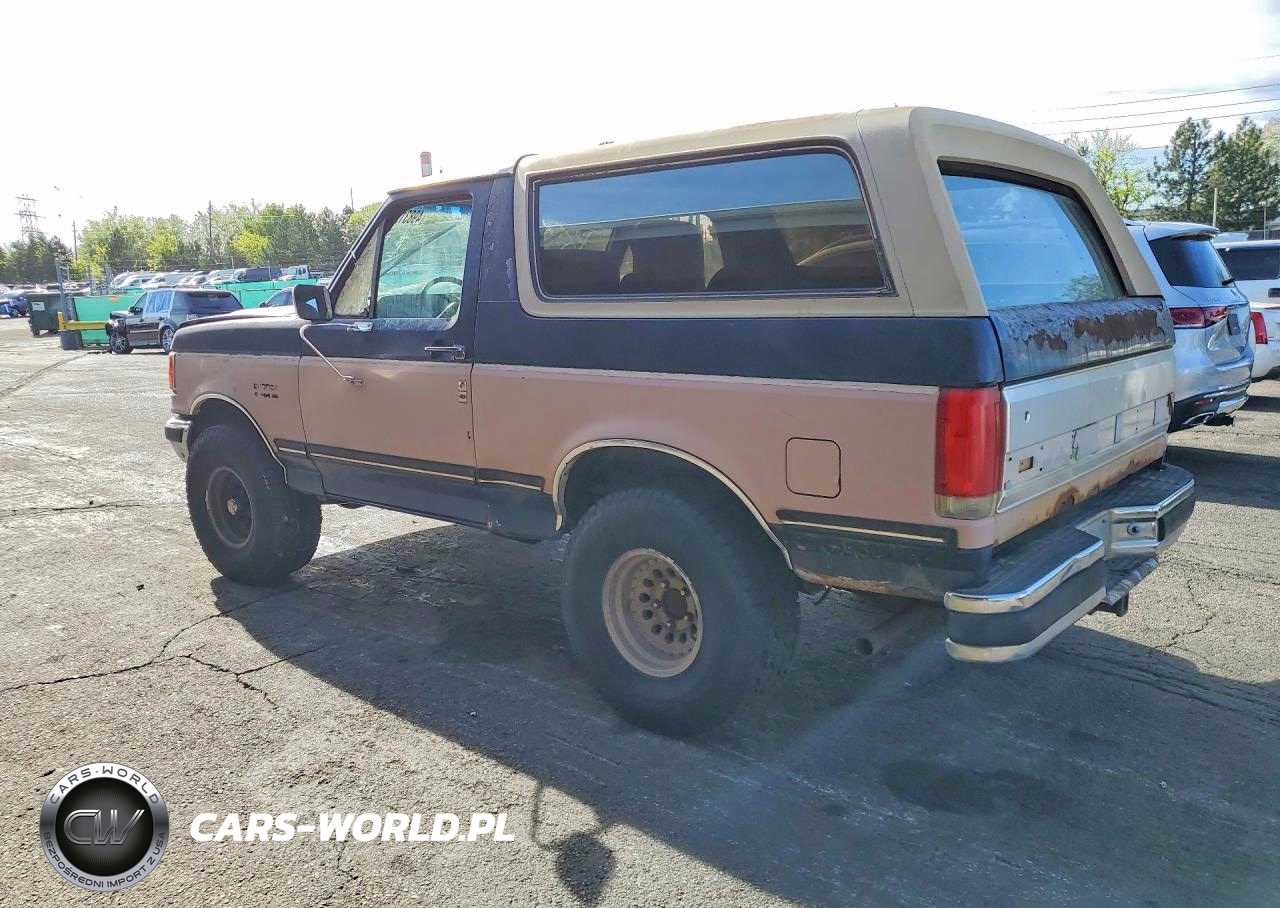 1988 Ford Bronco U100 VIN:1FMEU15N3JLA36071 - 2