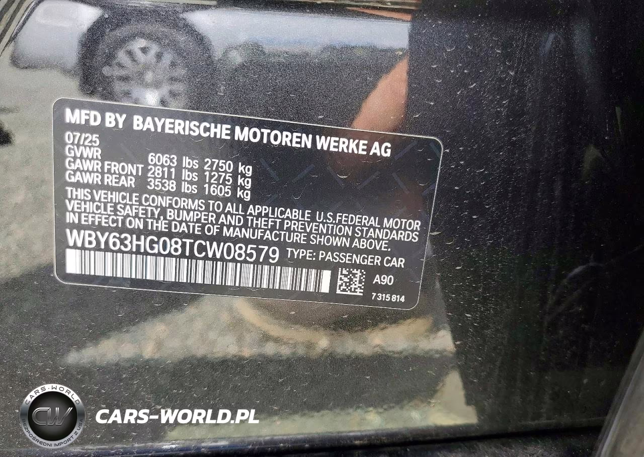 2026 BMW I5 Edrive 40 VIN:WBY63HG08TCW08579 - 12