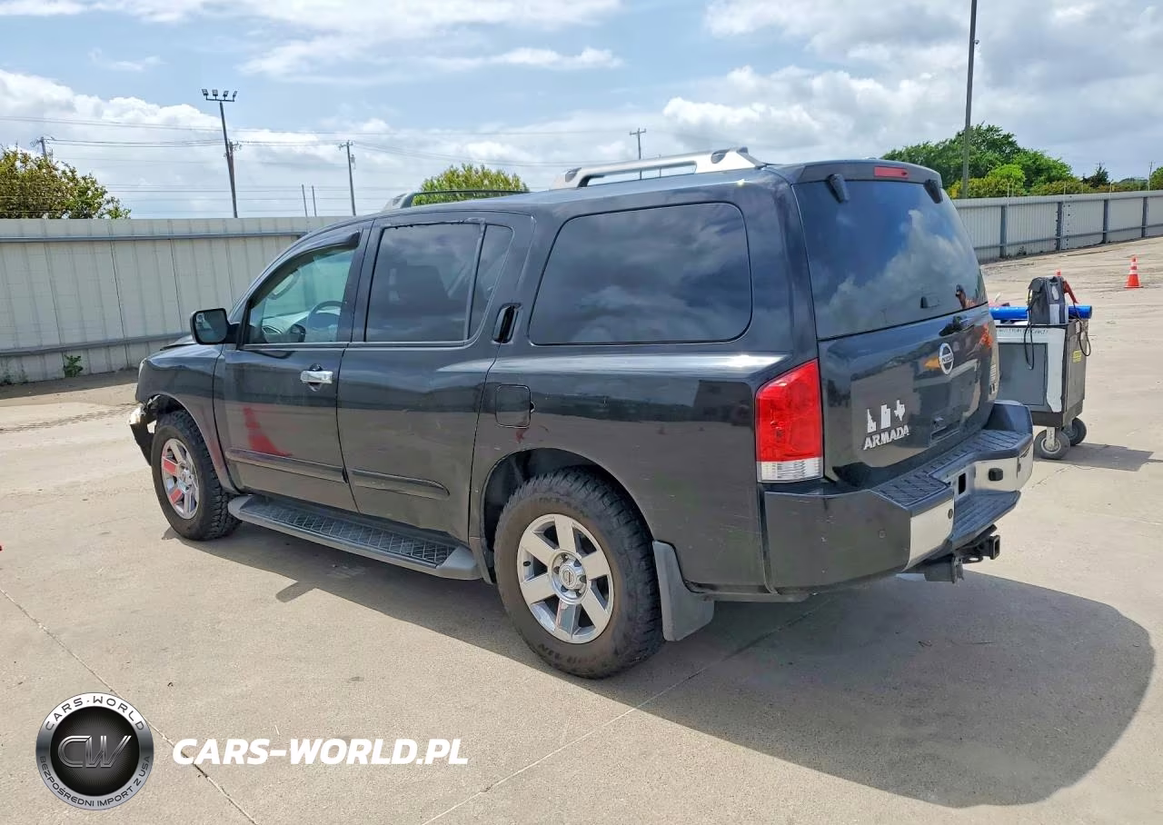 2007 Nissan Armada Se Ffv VIN:5N1BA08C97N721561 - 2