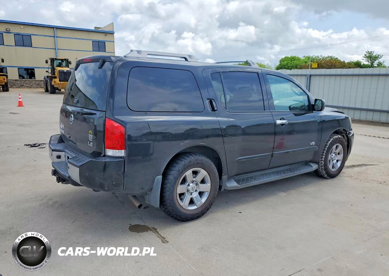2007 Nissan Armada Se Ffv VIN:5N1BA08C97N721561 - 3