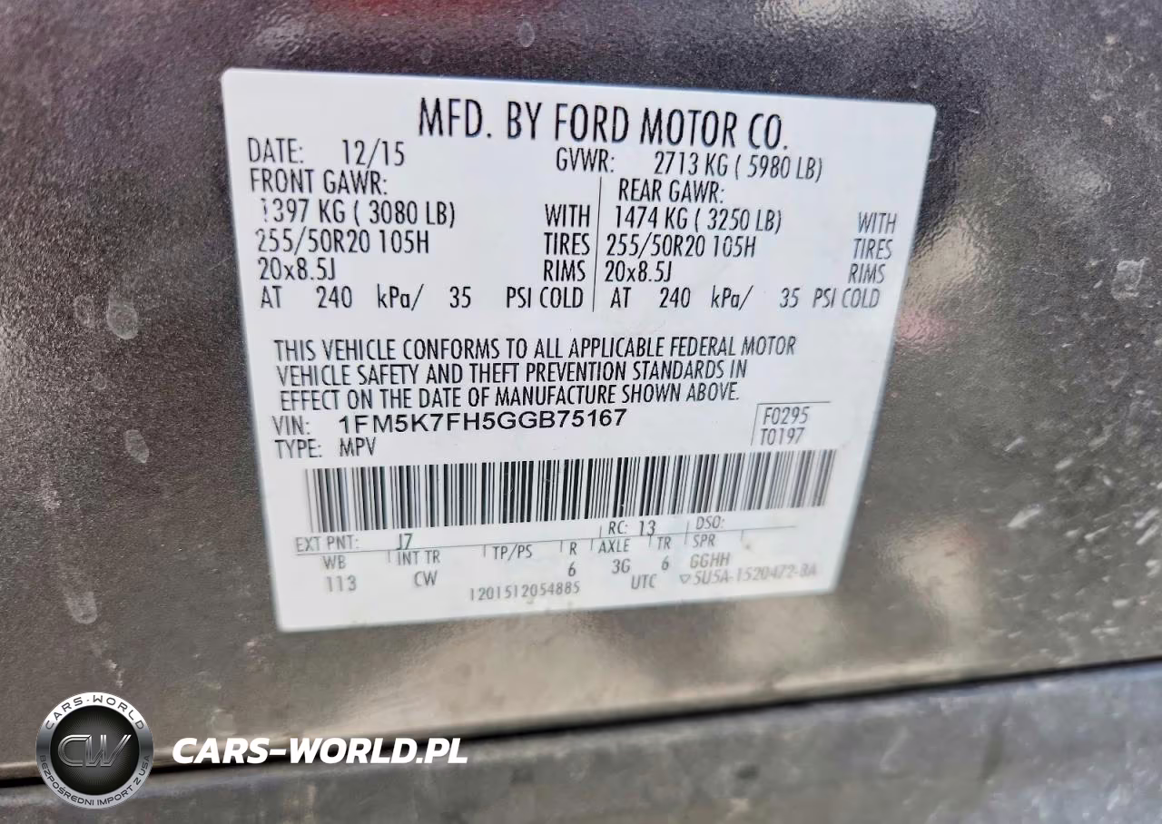 2016 Ford Explorer Limited VIN:1FM5K7FH5GGB75167 - 13
