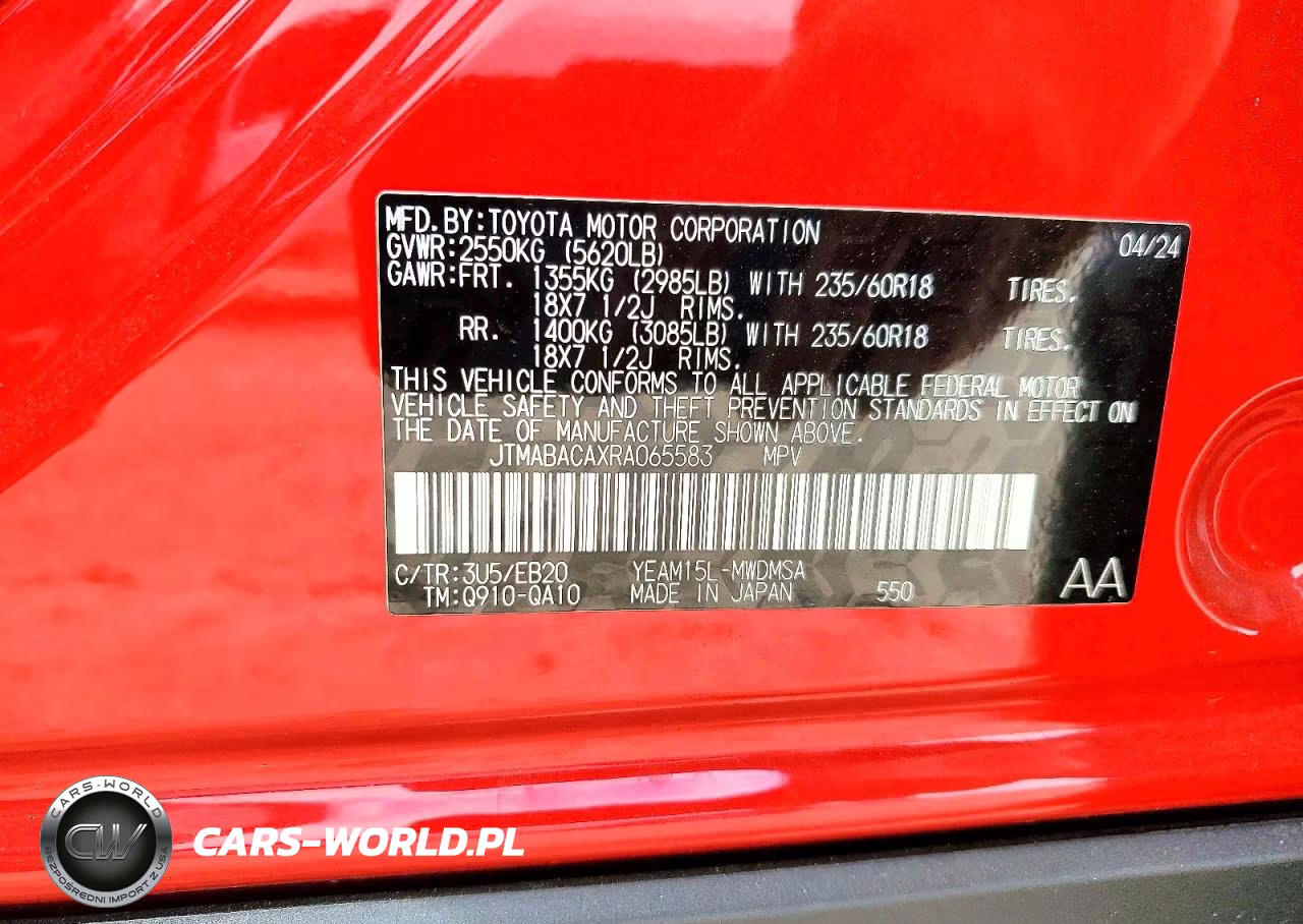 2024 Toyota Bz4X Xle VIN:JTMABACAXRA065583 - 13
