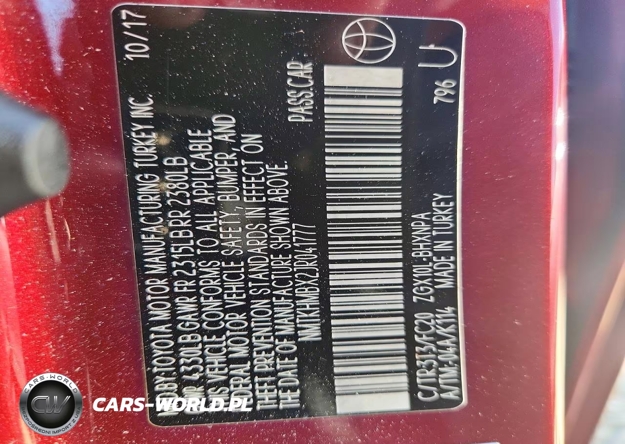 2018 Toyota C-Hr Xle VIN:NMTKHMBX2JR041777 - 14
