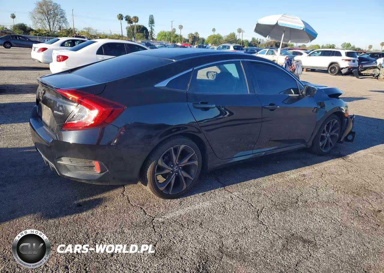 2020 Honda Civic Sport VIN:19XFC2F84LE204550 - 3