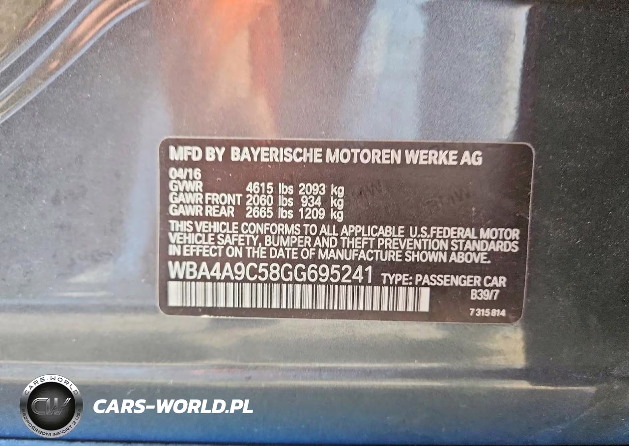 2016 BMW 428 I Gran Coupe Sulev VIN:WBA4A9C58GG695241 - 12