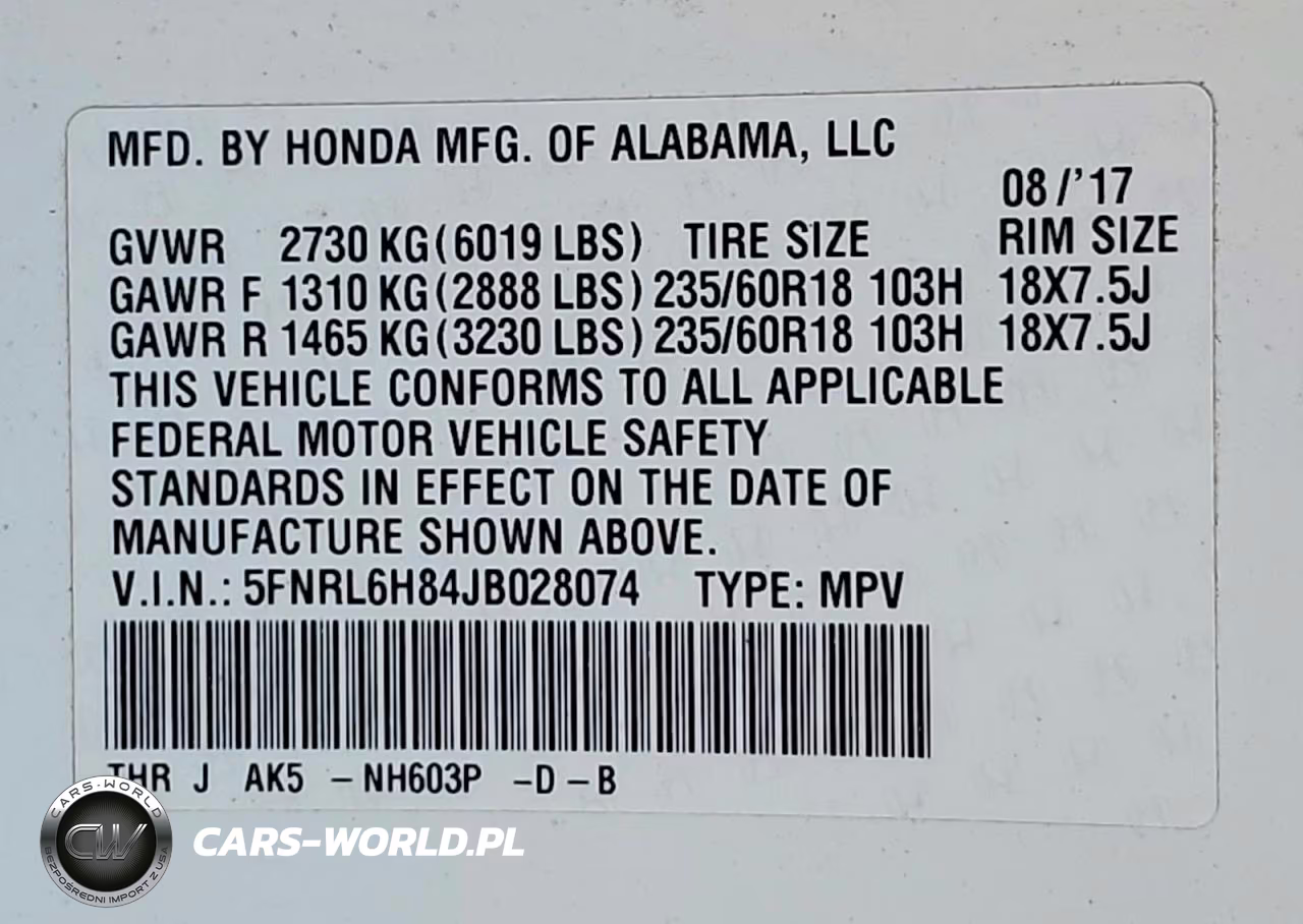 2018 Honda Odyssey Touring VIN:5FNRL6H84JB028074 - 13