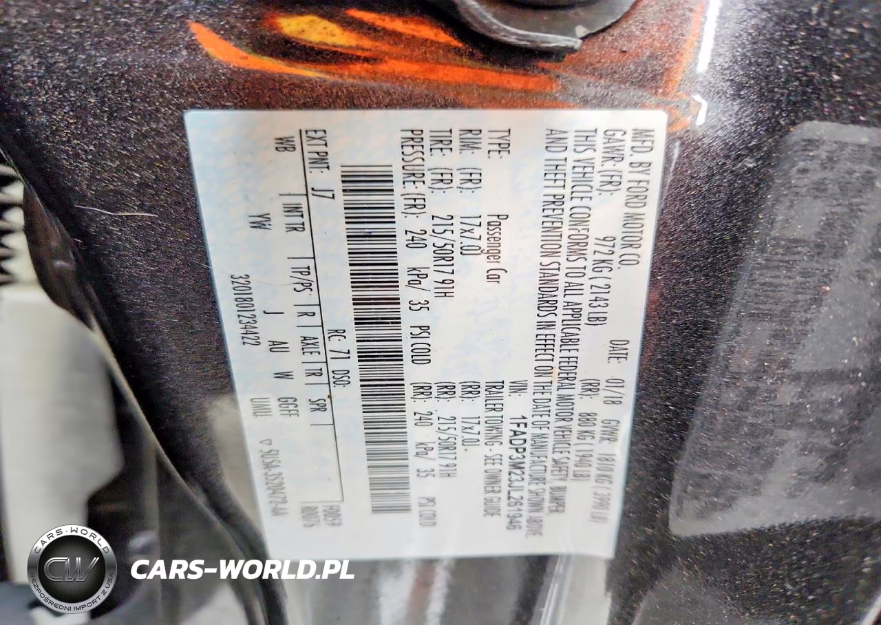 2018 Ford Focus Sel VIN:1FADP3M23JL261946 - 12