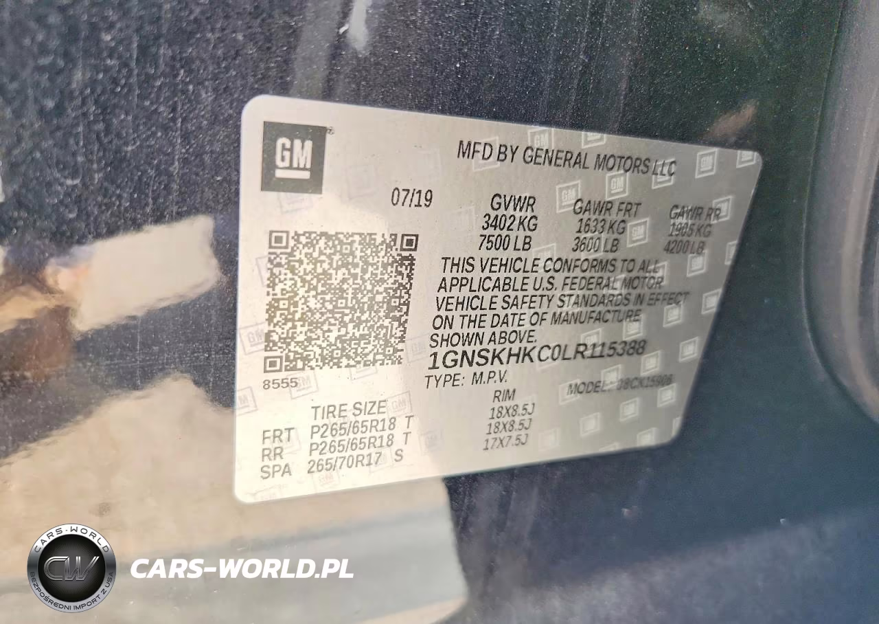 2020 Chevrolet Suburban K1500 Lt VIN:1GNSKHKC0LR115388 - 14