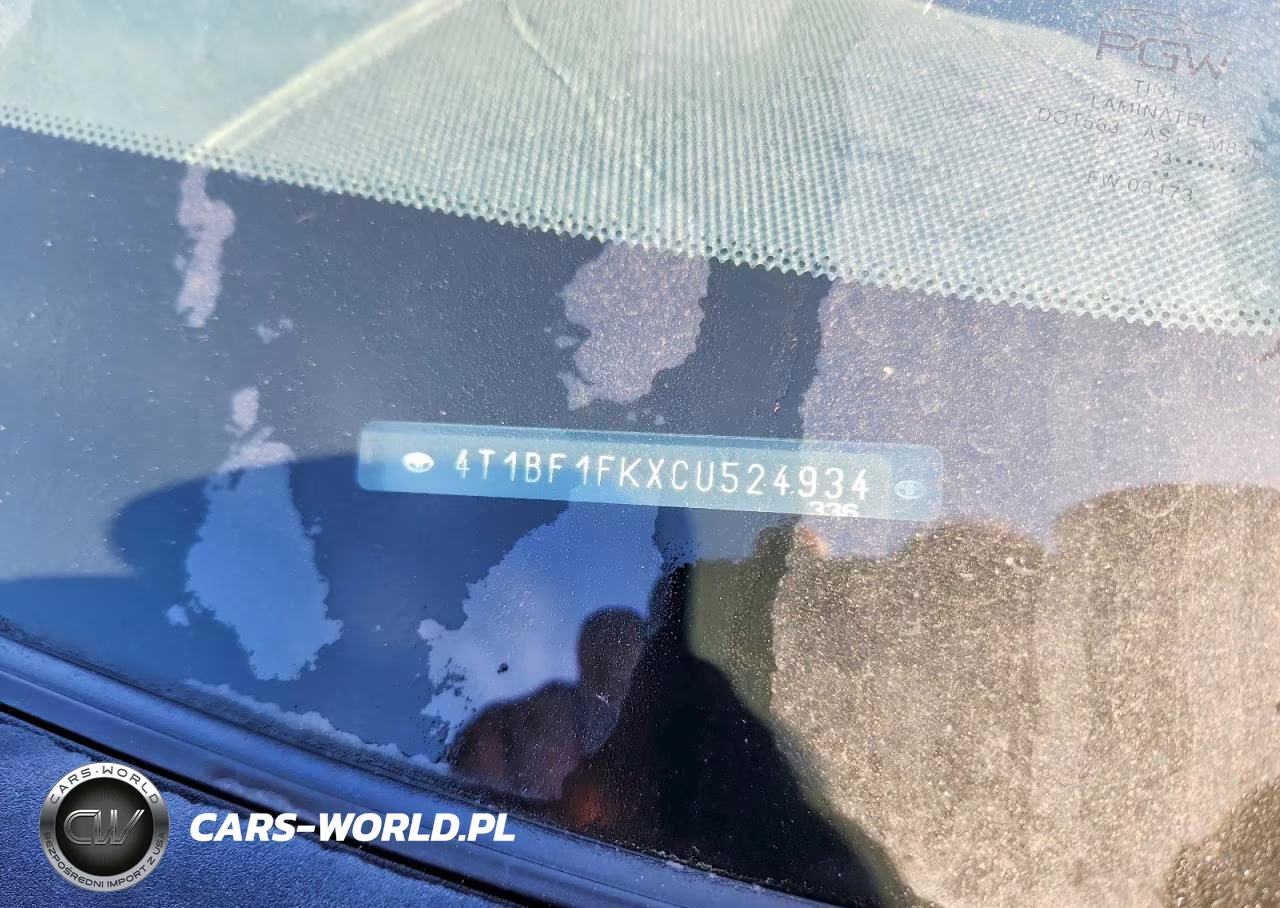 2012 Toyota Camry L VIN:4T1BF1FKXCU524934 - 13