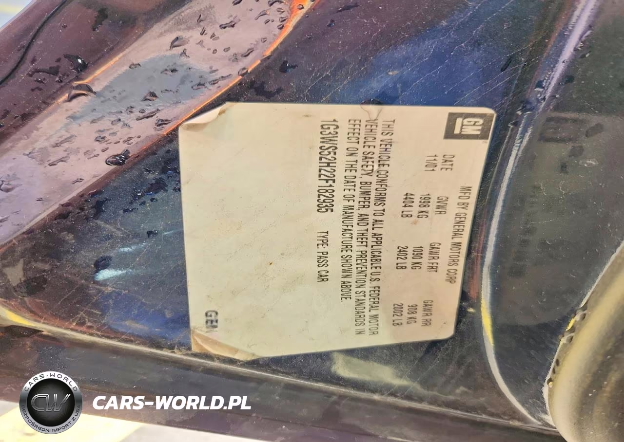 2002 Oldsmobile Intrigue Gl VIN:1G3WS52H22F182935 - 13