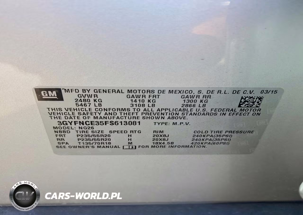 2015 Cadillac Srx Performance Collection VIN:3GYFNCE35FS613081 - 12