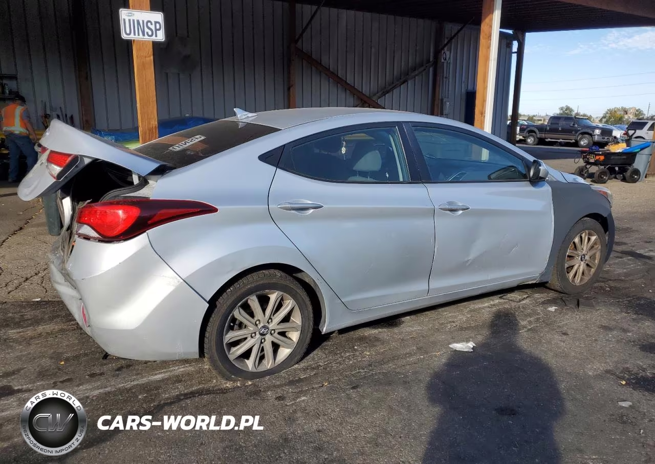 2014 Hyundai Elantra Se VIN:KMHDH4AE7EU040387 - 3