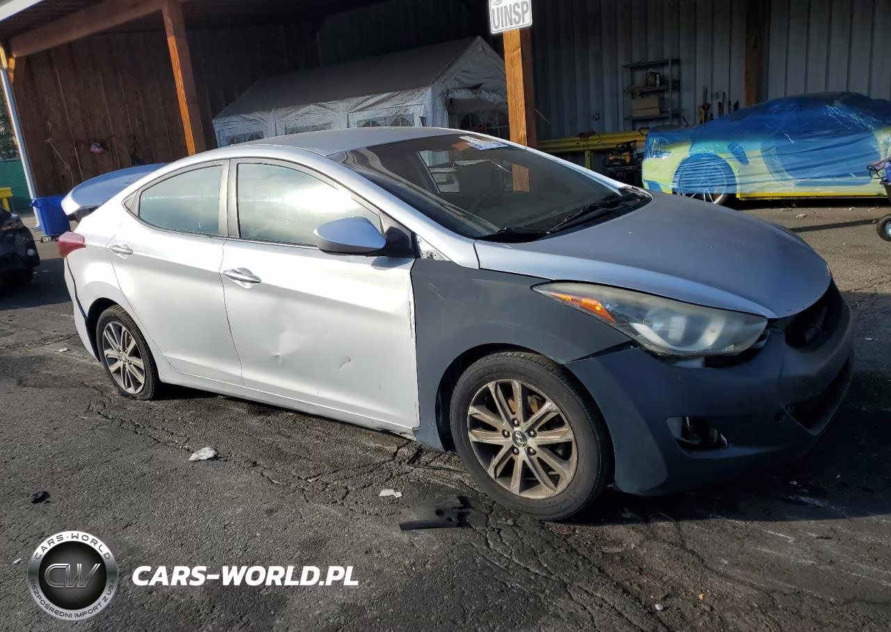 2014 Hyundai Elantra Se VIN:KMHDH4AE7EU040387 - 4