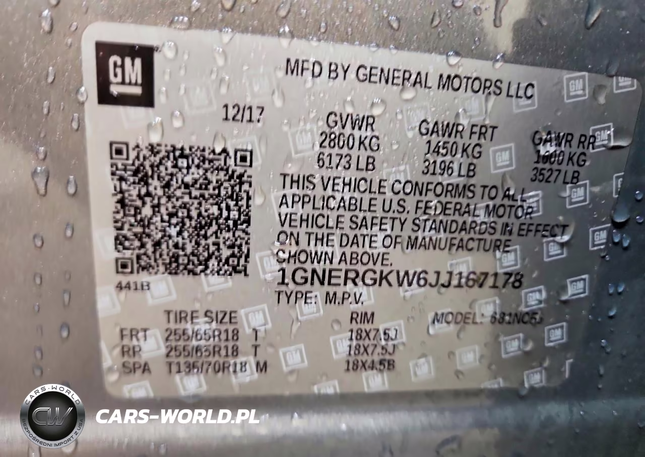 2018 Chevrolet Traverse Lt VIN:1GNERGKW6JJ167178 - 13