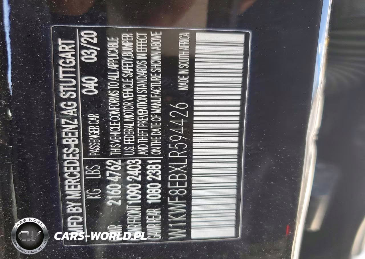 2020 Mercedes-Benz C 300 4Matic VIN:W1KWF8EBXLR594426 - 12