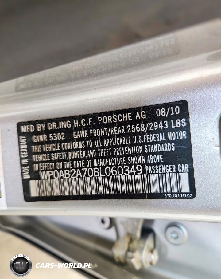 2011 Porsche Panamera S VIN:WP0AB2A70BL060349 - 12
