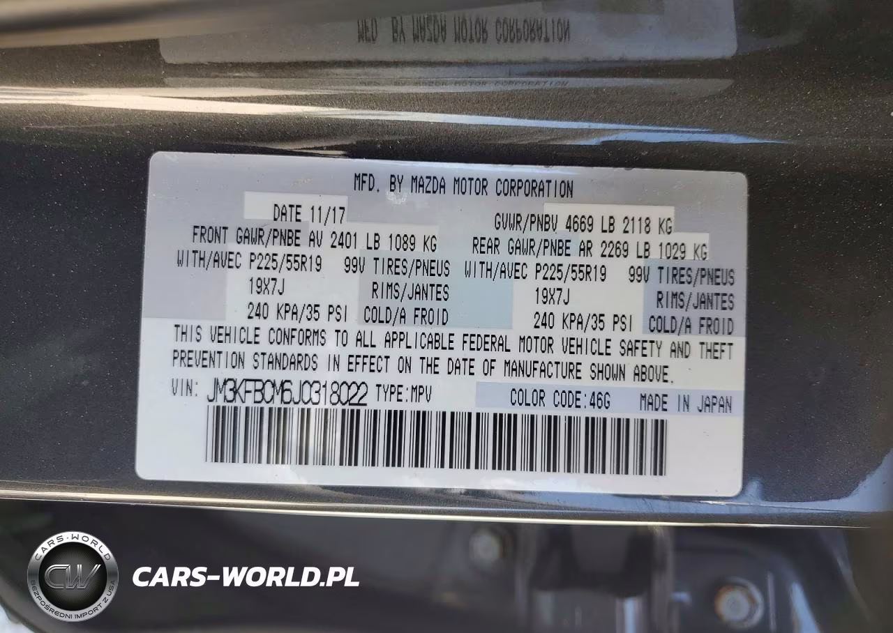 2018 Mazda Cx-5 Touring VIN:JM3KFBCM6J0318022 - 13