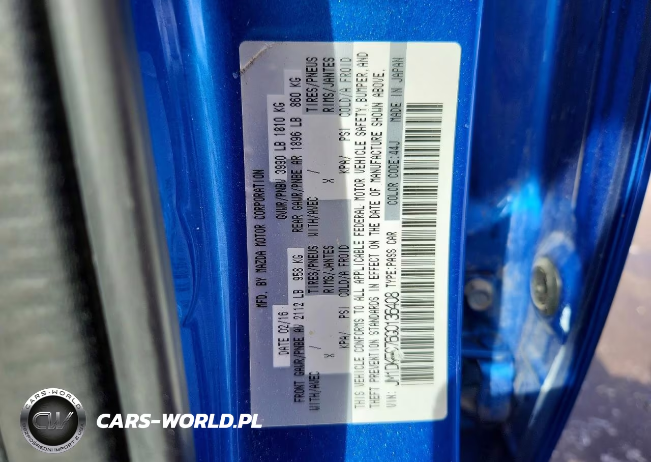 2016 Mazda Cx-3 Touring VIN:JM1DKFC76G0136408 - 13