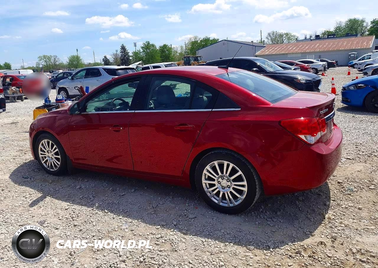 2012 Chevrolet Cruze Eco VIN:1G1PJ5SC9C7397938 - 2