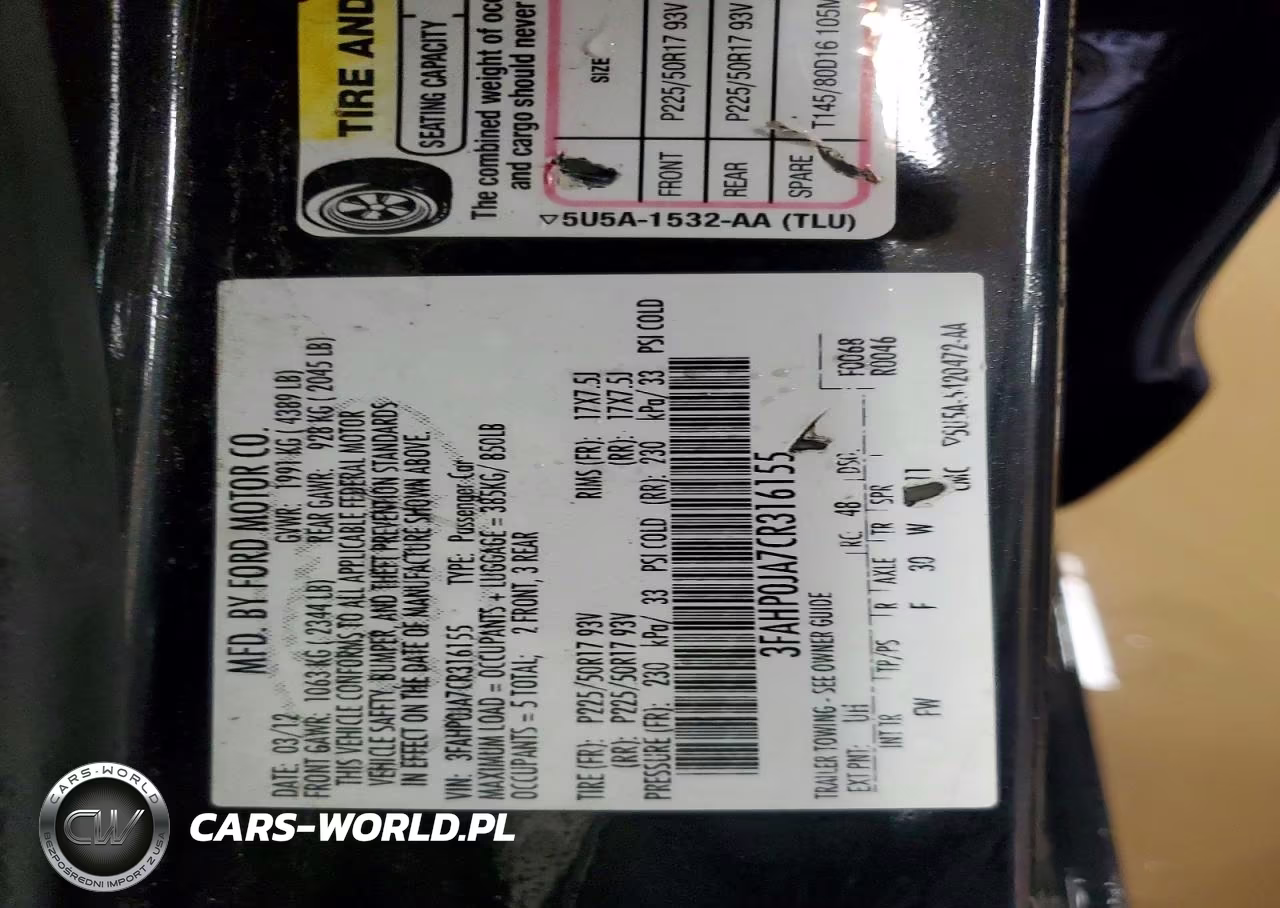 2012 Ford Fusion Sel VIN:3FAHP0JA7CR316155 - 13