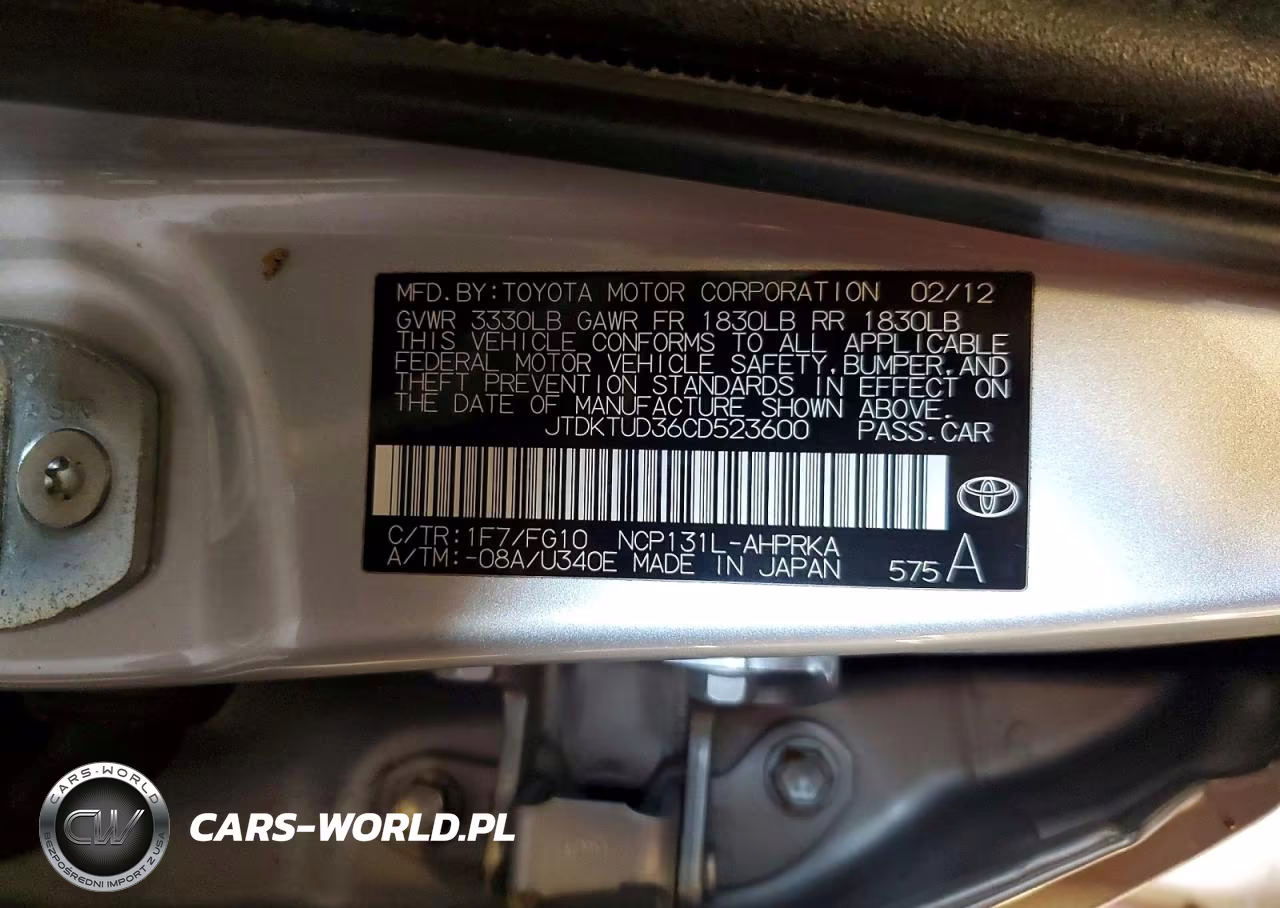 2012 Toyota Yaris 5-Door Le VIN:JTDKTUD36CD523600 - 13