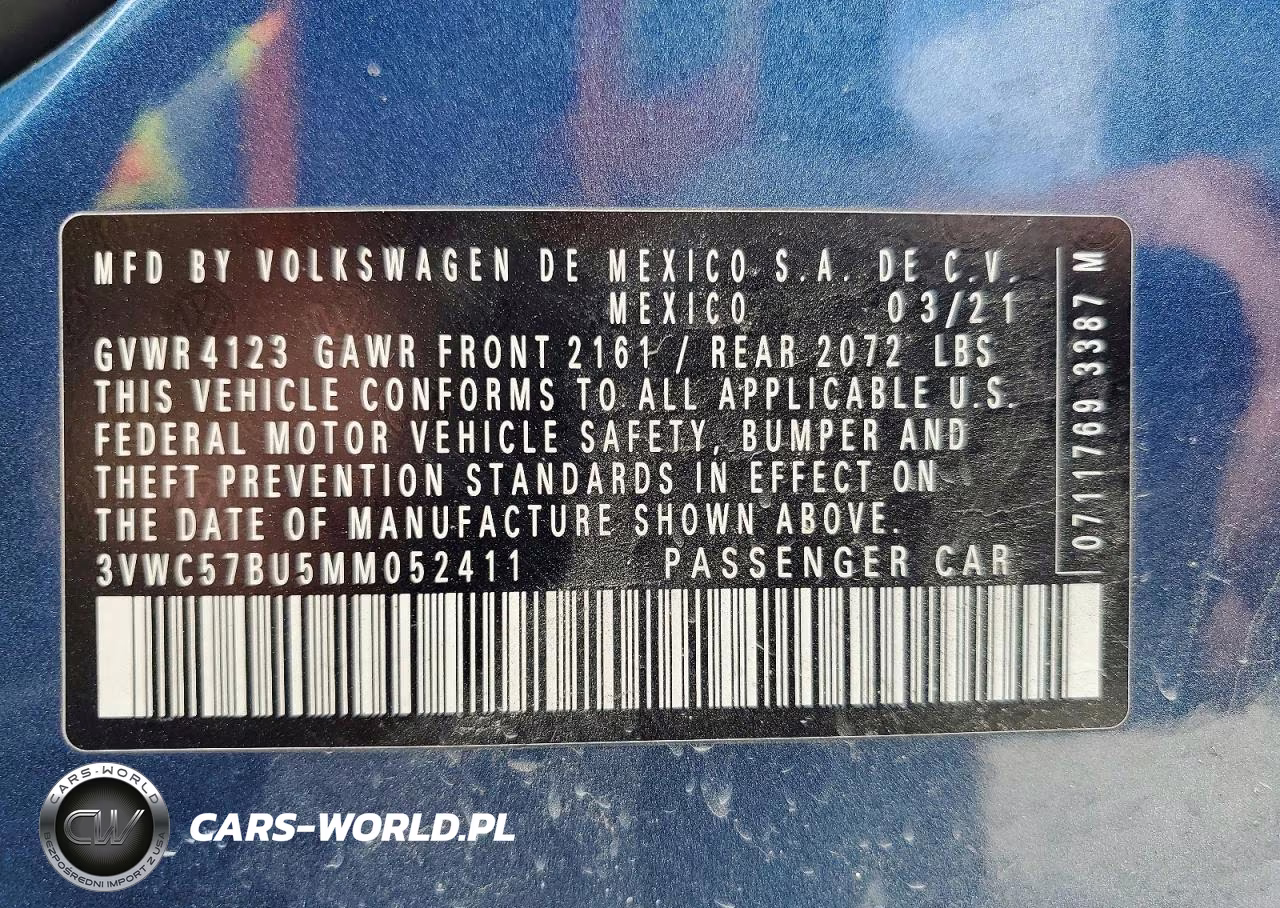 2021 Volkswagen Jetta S VIN:3VWC57BU5MM052411 - 13