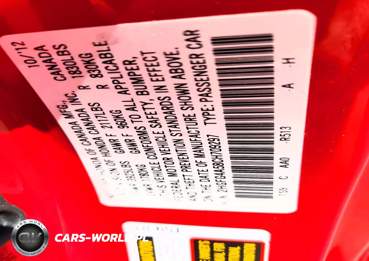 2012 Honda Civic Si VIN:2HGFG4A58CH709297 - 12