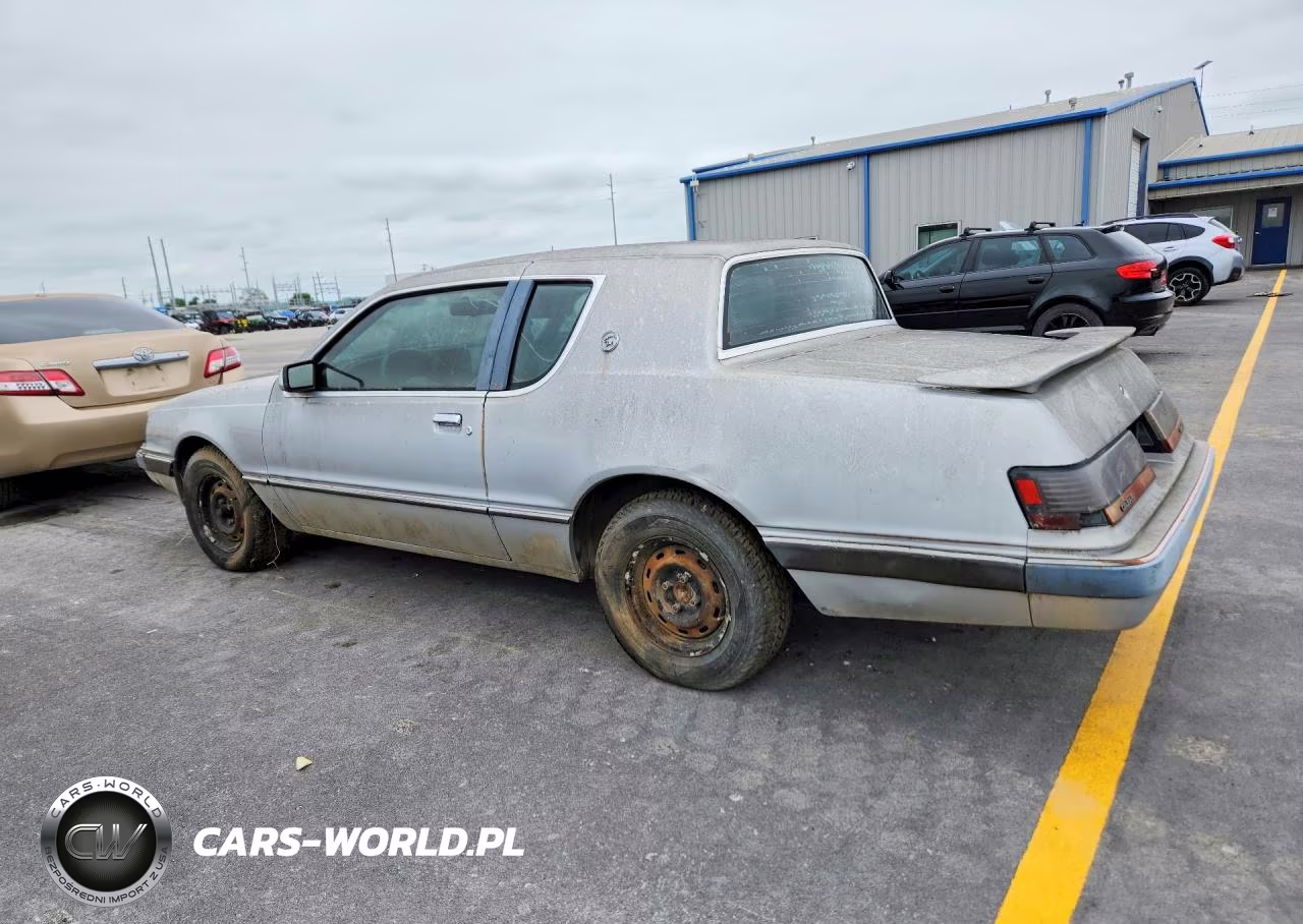 1986 Mercury Cougar VIN:1MEBP9235GH728858 - 2