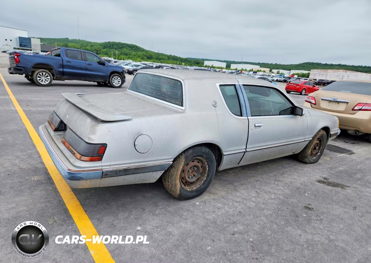 1986 Mercury Cougar VIN:1MEBP9235GH728858 - 3