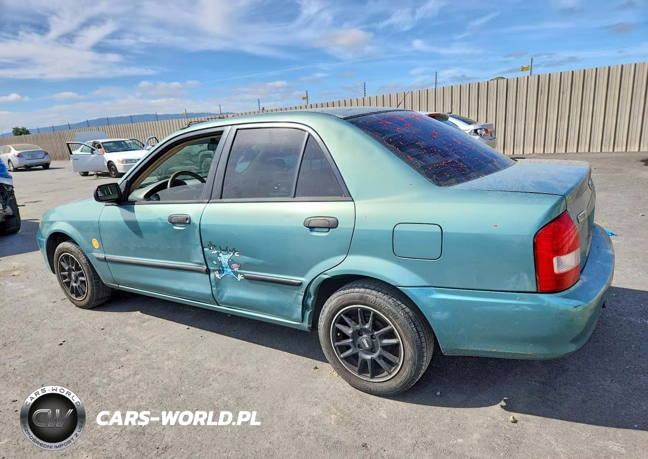 2001 Mazda Protege Dx VIN:JM1BJ222510456092 - 2