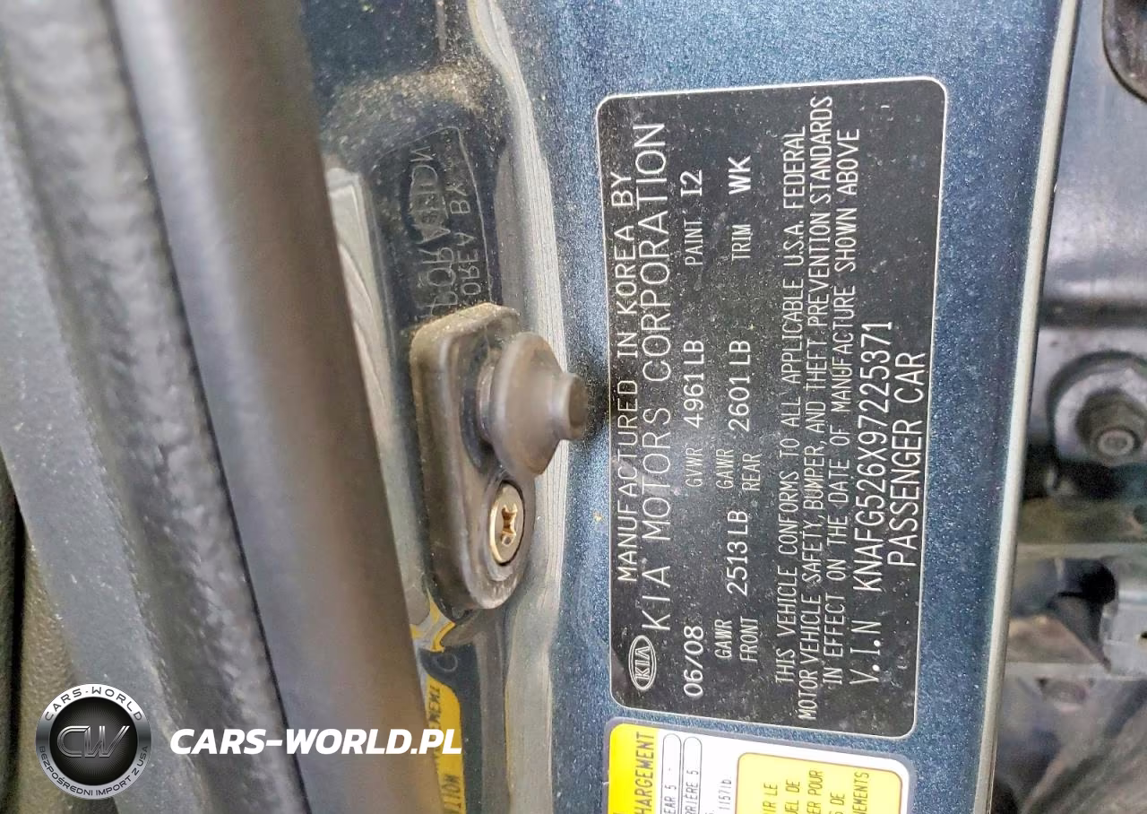 2009 Kia Rondo Lx VIN:KNAFG526X97225371 - 12