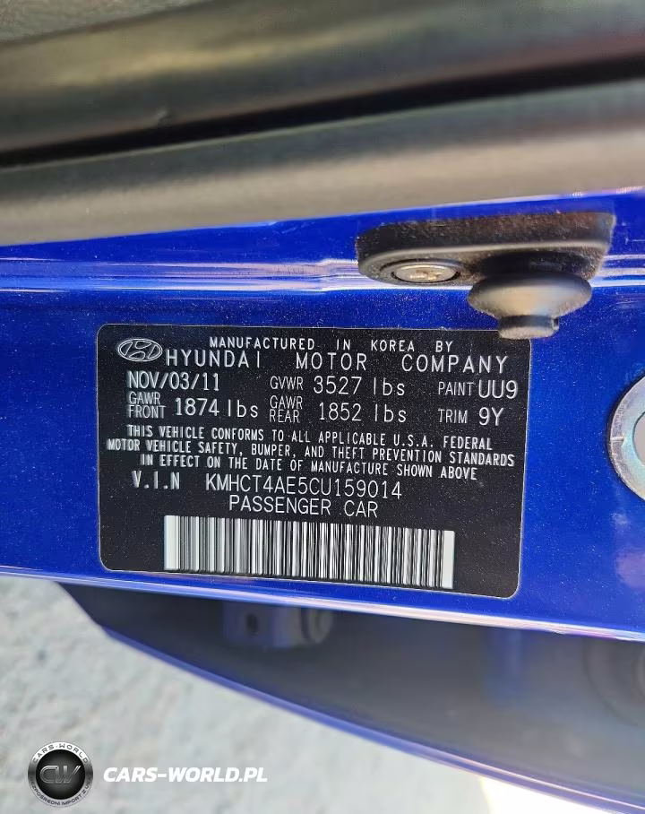 2012 Hyundai Accent Gls VIN:KMHCT4AE5CU159014 - 12