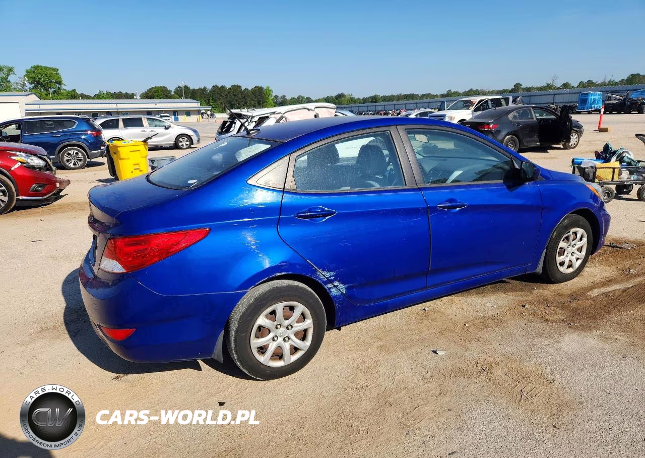 2012 Hyundai Accent Gls VIN:KMHCT4AE5CU159014 - 3