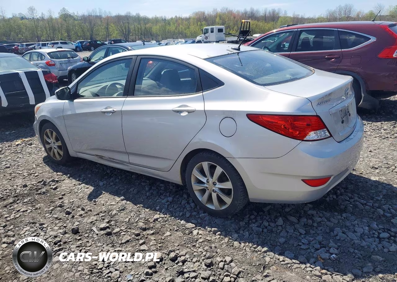 2014 Hyundai Accent Gls VIN:KMHCU4AE5EU612578 - 2