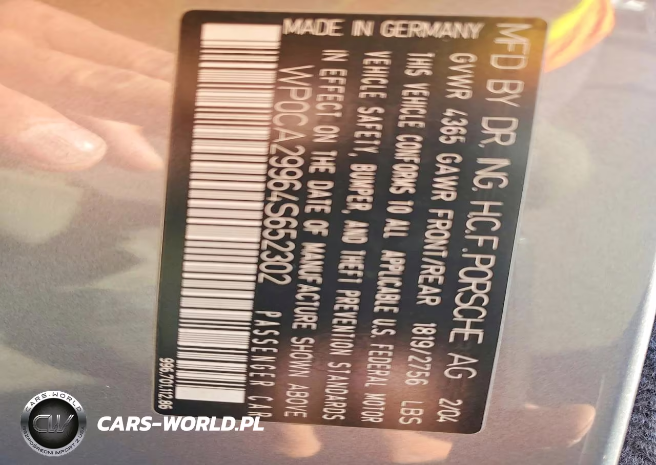 2004 Porsche 911 Carrera VIN:WP0CA29964S652302 - 12
