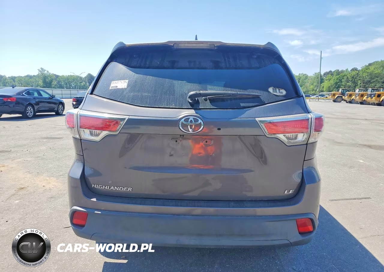 2015 Toyota Highlander Le Plus VIN:5TDZKRFH6FS090893 - 6