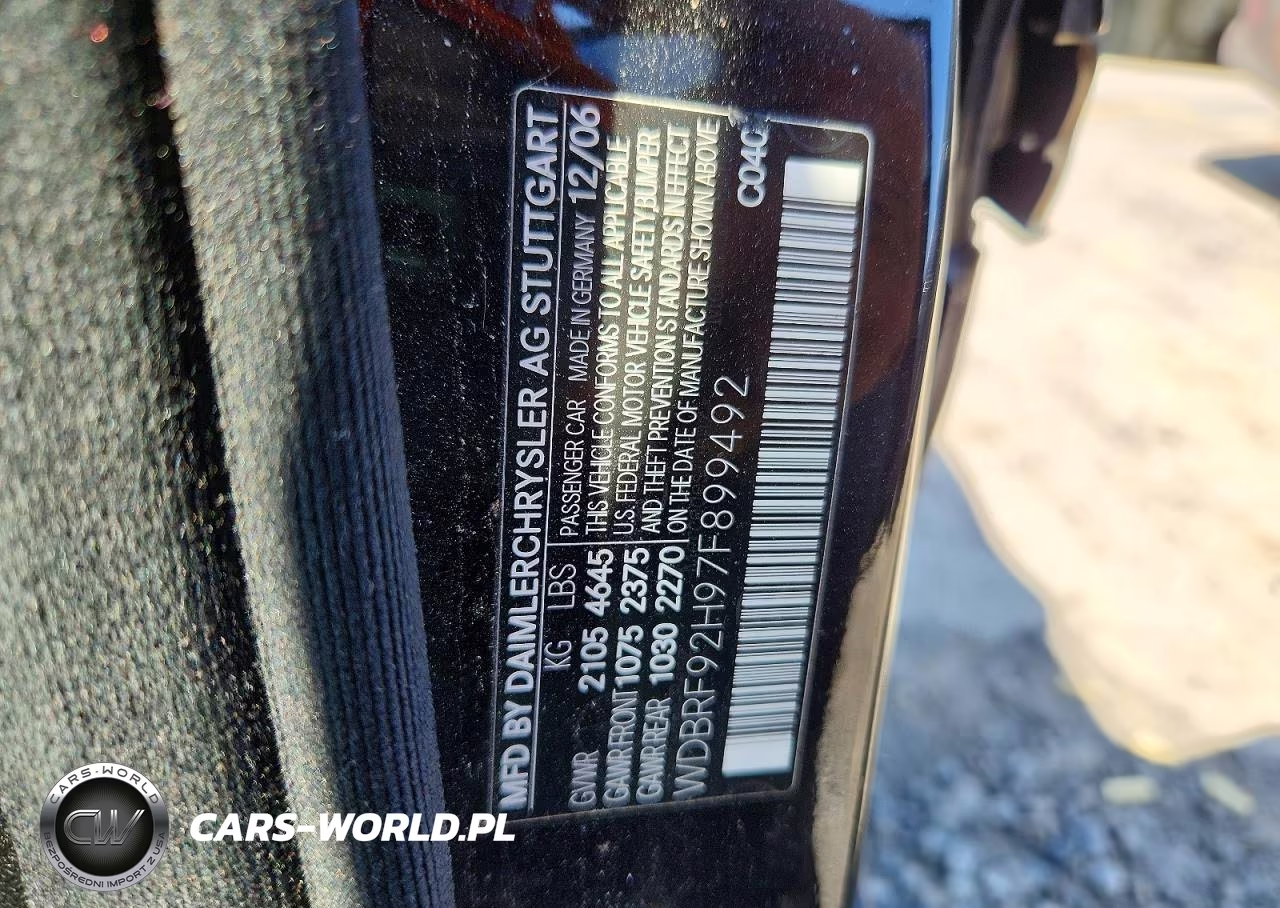 2007 Mercedes-Benz C 280 4Matic VIN:WDBRF92H97F899492 - 12