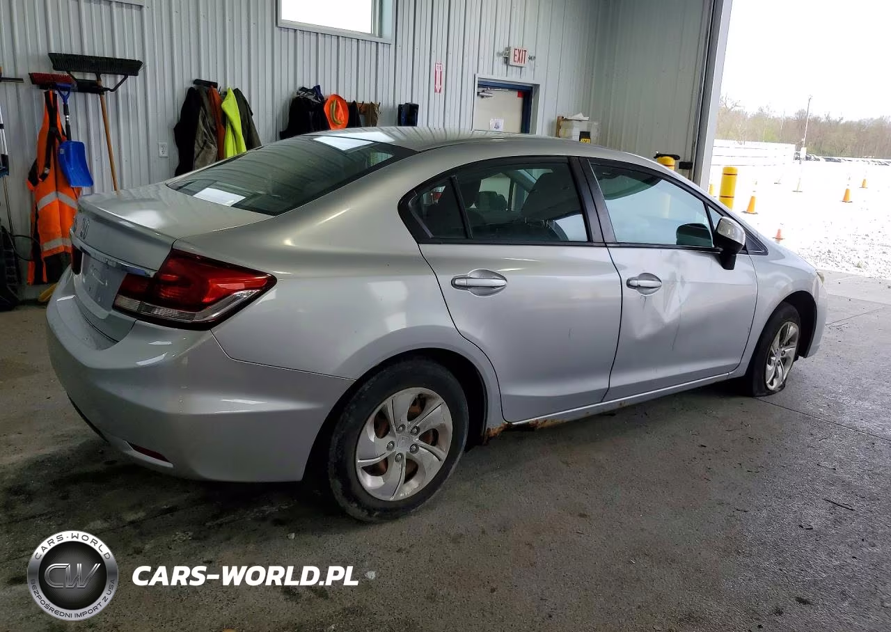 2013 Honda Civic Lx VIN:2HGFB2F54DH536360 - 3