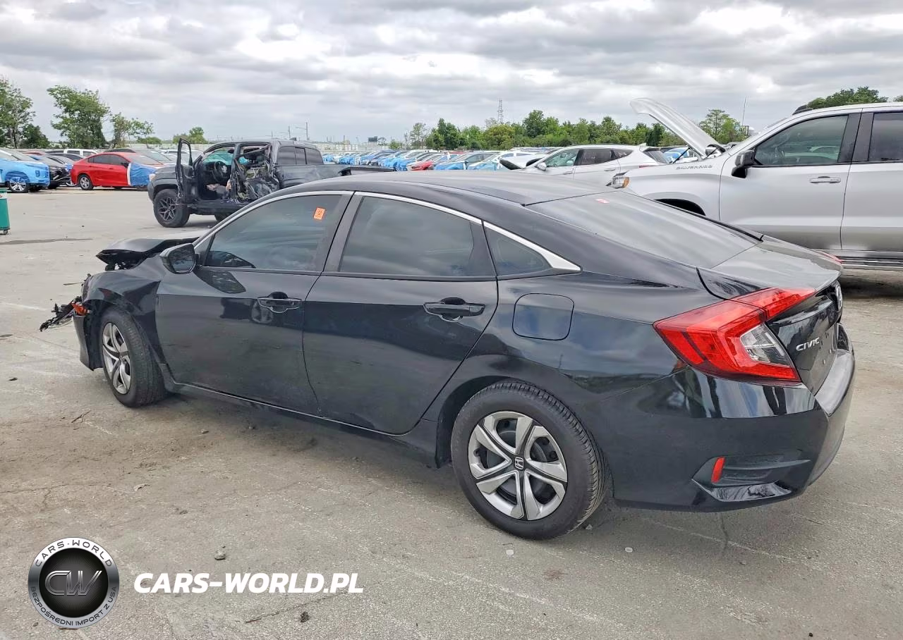 2018 Honda Civic Lx VIN:19XFC2F56JE021329 - 2