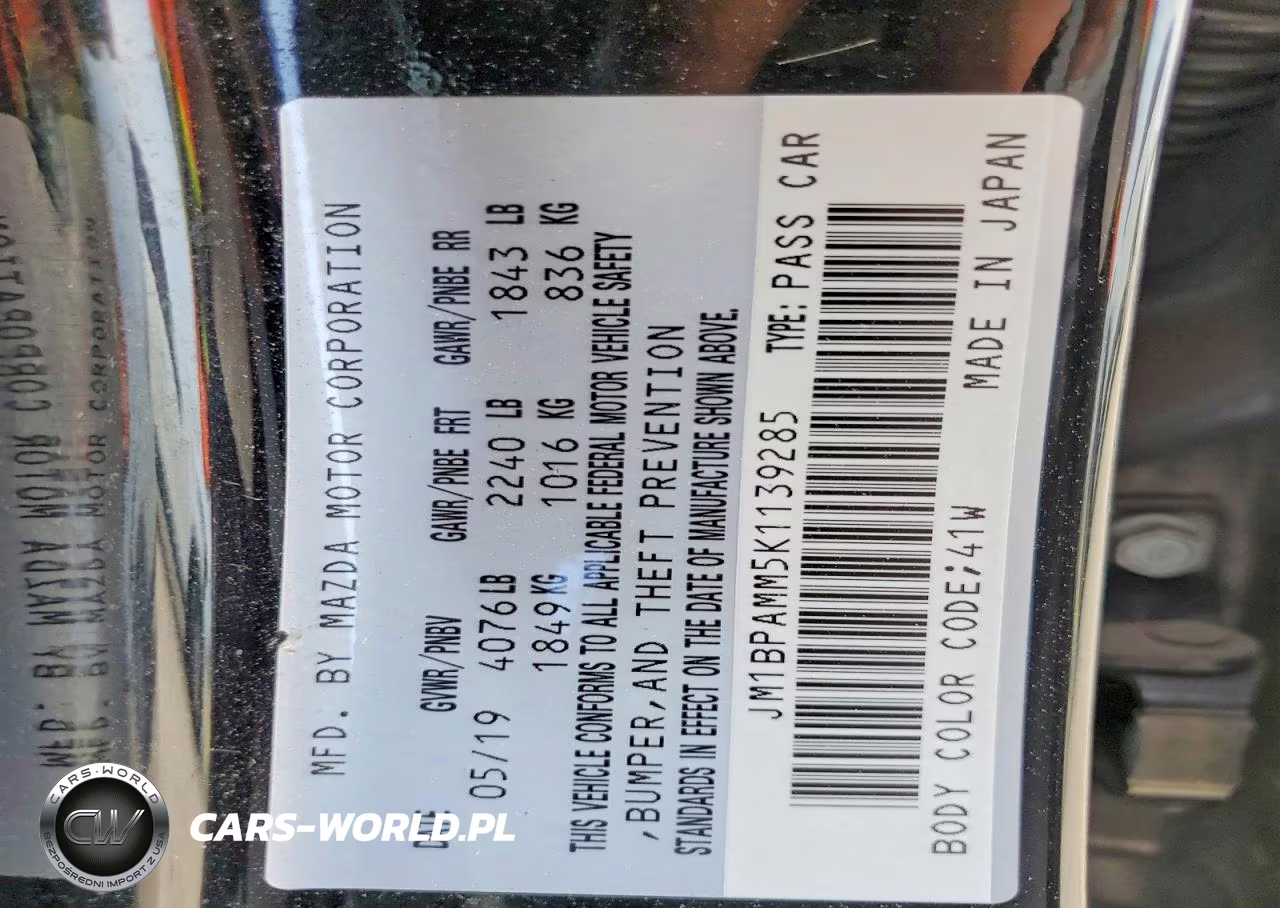 2019 Mazda 3 Preferred VIN:JM1BPAMM5K1139285 - 12