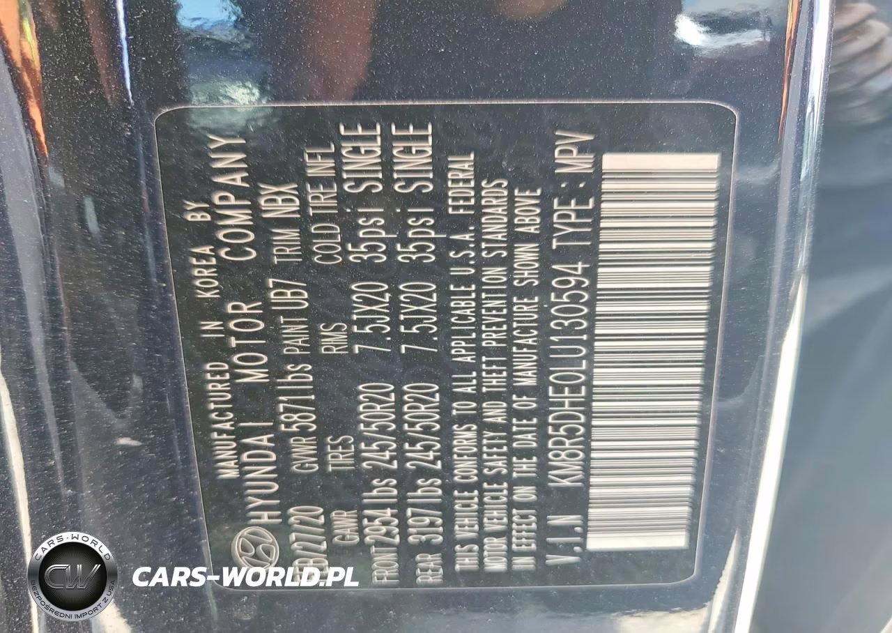 2020 Hyundai Palisade Limited VIN:KM8R5DHE0LU130594 - 14